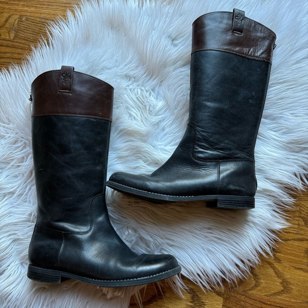 Cole Haan Nancy Two Toned Riding Boots